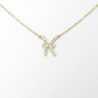 アーカー イニシャルK ダイヤモンドネックレス