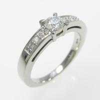 アガット ダイヤモンドリング 0．228ct・E・VVS1・3EXT10％引き