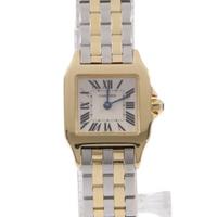 カルティエ W25063Z6 サントスドゥモワゼル コンビ YG／SSxYG クォーツ