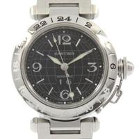 カルティエ W31049M7 パシャC GMTグランデデイト 自動巻