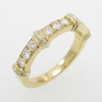 カルティエ コンテッサ ハーフダイヤ リング20％引き