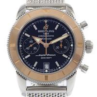 ブライトリング スーパーオーシャンヘリテージクロノ RGコンビ 自動巻