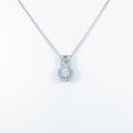 プラチナダイヤモンドネックレス 0．312ct・H・SI2・GOOD