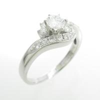 プラチナダイヤモンドリング 0．271ct・E・VVS1・VERYGOOD