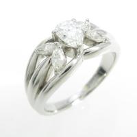 プラチナダイヤモンドリング 0．351ct・G・VS1・ペアシェイプ