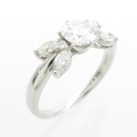 プラチナダイヤモンドリング 0．640ct・H・SI2・GOOD