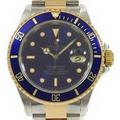 ロレックス 16613． サブマリーナデイト SSxYG 自動巻