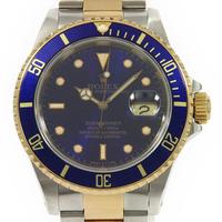 ロレックス 16613． サブマリーナデイト SSxYG 自動巻