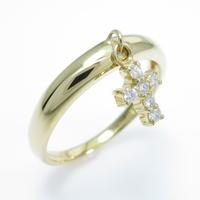 ヴァンドーム クロス ダイヤモンドリング