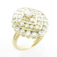 K18YG ダイヤモンドリング