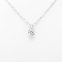 K18WG ダイヤモンドネックレス