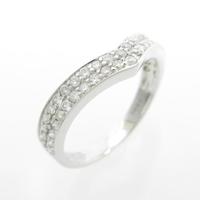 K18WG ダイヤモンドリング