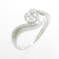 K18WG ダイヤモンドリング