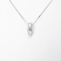 K18WG／750WG ダイヤモンドネックレス