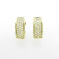 K18YG ダイヤモンドピアス