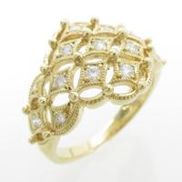 K18YG ダイヤモンドリング