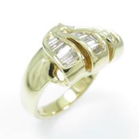 K18YG ダイヤモンドリング