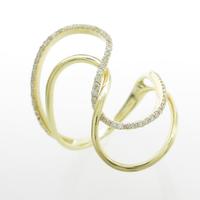 K18YG ダイヤモンドリング