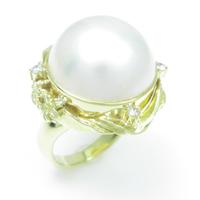 K18YG マベパールリング