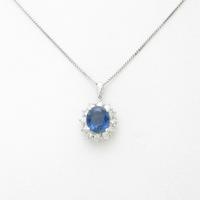 PT サファイヤネックレス