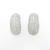 PT パヴェ ダイヤモンドピアス