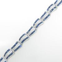 750WG サファイヤブレスレット