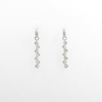 K18WG ダイヤモンドピアス