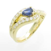 K18YG サファイヤリング