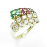 サザンクロス カラーストーンリング