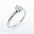 ティファニー クラッシックソリティア リング 0．25ct