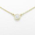 ティファニー バイザヤード ネックレス 0．18ct・G・VVS1・EXT