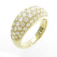 K18YG パヴェ ダイヤモンドリング