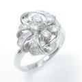 PT フラワー ダイヤモンドリング