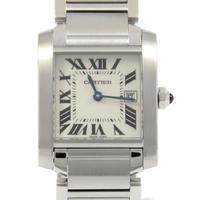 カルティエ W51011Q3 タンクフランセーズデイト クォーツ