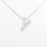 フォリフォリ イニシャルY ダイヤモンドネックレス