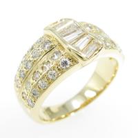 K18YG ダイヤモンドリング