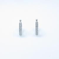 K18WG ダイヤモンドピアス