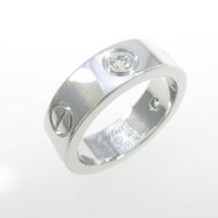 カルティエ ラブリング ハーフダイヤ