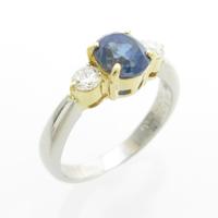 PT／K18YG サファイヤリング