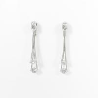 K18WG ダイヤモンドピアス