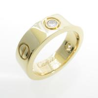 カルティエ ラブリング ハーフダイヤ
