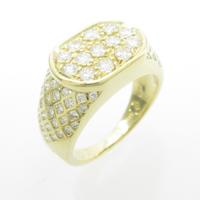 750YG ダイヤモンドリング