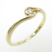 K18YG ダイヤモンドリング