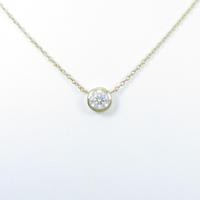 K18YG ダイヤモンドネックレス 0．517ct・D・VS1・3EXT・H＆C