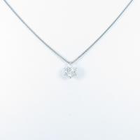 【リメイク】プラチナダイヤモンドネックレス 0．706ct・F・SI2・GOOD