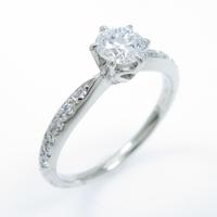 プラチナダイヤモンドリング 0．310ct・D・IF・3EXT・H＆C