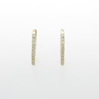 K18YG ダイヤモンドピアス