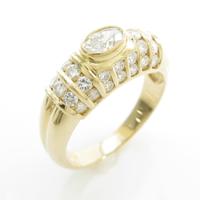 K18YG ダイヤモンドリング