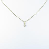 アガット ダイヤモンドネックレス