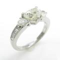 プラチナダイヤモンドリング 1．011ct・VLY・SI2・ハートシェイプ
